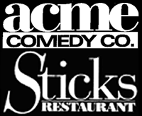 logo of Acme Comedy Company/Sticks Restaurant