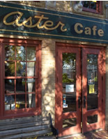 Aster Café from front
