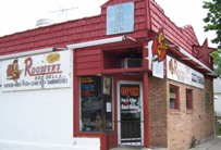 Rooster's BBQ Deli from front