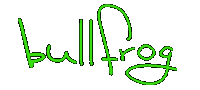 logo of BullFrog Cajun Bar