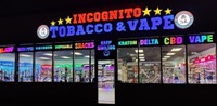 Incognito Tobacco and vape from front