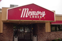 Memory Lanes <br>Flashback Cafe and Cocktail lounge from front